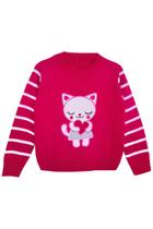Blusa tricô infantil feminina gatinho Carlan Blusa tricô infantil feminina gatinho Carlan