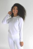 Blusa Tricô liso fio acrílico gola redonda Feminina Carlan Blusa Tricô liso fio acrílico gola redonda Feminina Carlan