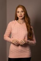 Blusa Tricô Miragem Rosa Claro