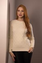 Blusa Tricô Mistério Branco Blusa Tricô Mistério Branco