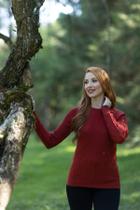 Blusa Tricô Mistério Marsala