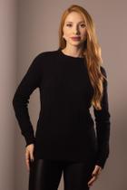 Blusa Tricô Mistério Preto Blusa Tricô Mistério Preto