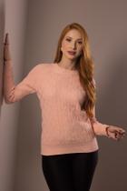 Blusa Tricô Mistério Rosa Envelhecido Blusa Tricô Mistério Rosa Envelhecido