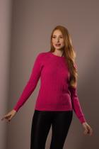 Blusa Tricô Mistério Rosa Blusa Tricô Mistério Rosa