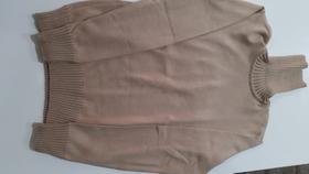 Blusa tricô modal gola rolê