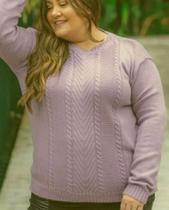 Blusa tricô modal na cor branca
