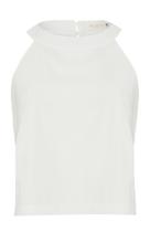 Blusa Tricoline Cava Americana Off White Blusa Tricoline Cava Americana Off White