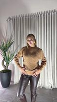 Blusa Tricot Chenille Trançado