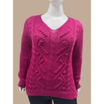 Blusa Tricot Fashion Inverno Plus Size Elegante Confortável