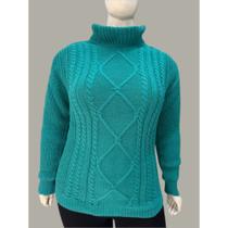 Blusa Tricot Feminina Plus Size Lançamento Elegante Tricô