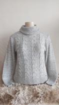 Blusa tricot gola alta - Taina Blusa tricot gola alta - Taina