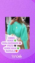 Blusa Tricot gola canoa Blusa Tricot gola canoa