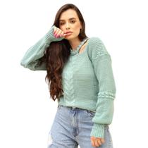 Blusa Tricot Gola Helena