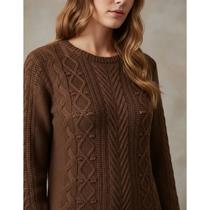 Blusa Tricot Gola Redonda Bolinhas Elegante Moderna Lançamento Plus Size Tam GG