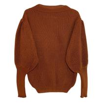 Blusa Tricot Lã Grossa Lisa - Fino Acabamento Vários Cores