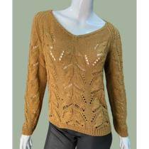 Blusa Tricot Lançamento Tamanho M Fashion Elegante Tricô Blusa Tricot Lançamento Tamanho M Fashion Elegante Tricô