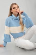 Blusa Tricot Listra Manga Longa Cacharrel F081