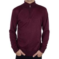 Blusa Tricot Masculina Broken Rules Sueter Vinho - 590207