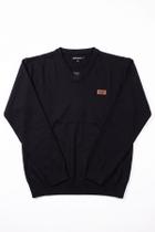 Blusa Tricot Masculina Gola V em Poliéster Red Nose