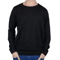 Blusa Tricot Masculina Ogochi Plus Size Preta - 0055