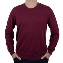 Blusa Tricot Masculina Ogochi Sueter Slim Bordô - 0055