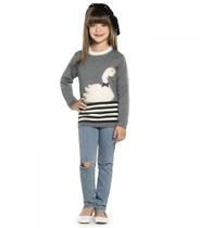 Blusa Tricot Menina apliq. Cisne - Trick Nick