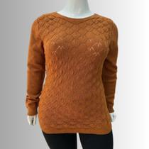 Blusa Tricot Modal Lançamento Plus Size Moderna Elegante Confortavel Tam G