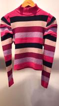 Blusa tricot modal listrada Blusa tricot modal listrada