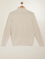 Blusa Tricot Modal Plus Size Feminina AREIA Blusa Tricot Modal Plus Size Feminina AREIA