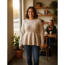Blusa Tricot Mousse Plus Feminina Giuliana Marques