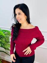 Blusa Tricot Ombro A Ombro 145628