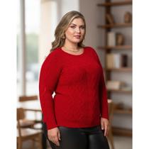 Blusa Tricot Plus Size Feminina Giuliana Marques