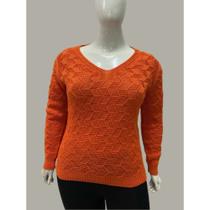 Blusa Tricot Plus Size Feminina Lançamento Tricô Elegante Outono Inverno Blusa Tricot Plus Size Feminina Lançamento Tricô Elegante Outono Inverno