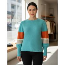 Blusa Tricot Plus Size Outono/inverno Giuliana Marques Blusa Tricot Plus Size Outono/inverno Giuliana Marques