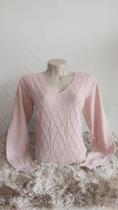 Blusa tricot rose Julia Blusa tricot rose Julia