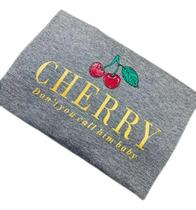 Blusa Tshirt Feminina Cherry Cereja Plus Size Moda G1