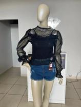 Blusa Tule de Poa - Veste 38/40