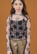 Blusa Tule Infantil Pakita Blusa Tule Infantil Pakita