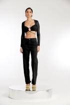 Blusa tule transpassada lisa all is love