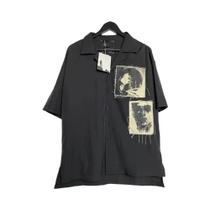 Blusa Túnica Feminina Y2K De Verão Com Design De Patches E Botões, Estilo Gótico Streetwear