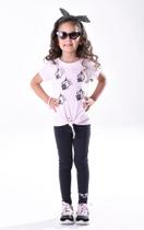 Blusa Unicórnios com Amarração Blusa Unicórnios com Amarração
