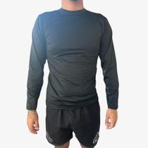 Blusa UV adulto preta - p ao gg