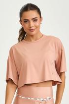 Blusa UV Curta Cajubrasil Rosa Blush