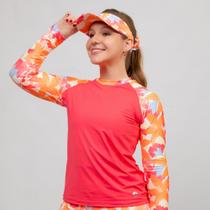 Blusa Uv Feminina Manga Longa Praia Piscina + Brinde Viseira Blusa Uv Feminina Manga Longa Praia Piscina + Brinde Viseira