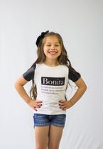 Blusa Verão Infantil Feminina Cia da Malha Detalhe Manga