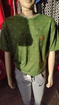 Blusa verde masculina básica