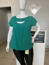 Blusa Verde Plus Size Pronta Entrega - Tamanho - Veste 46/48