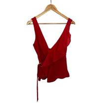 Blusa Vermelha Com Babado Charry
