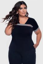 Blusa Visco Detalhe Barrielli - Elegante e Confortável