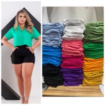 Blusa viscoline várias cores